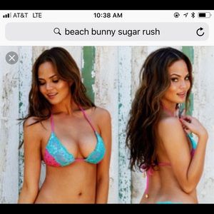 ISO Beach Bunny Sugar Rush push up + triangle top
